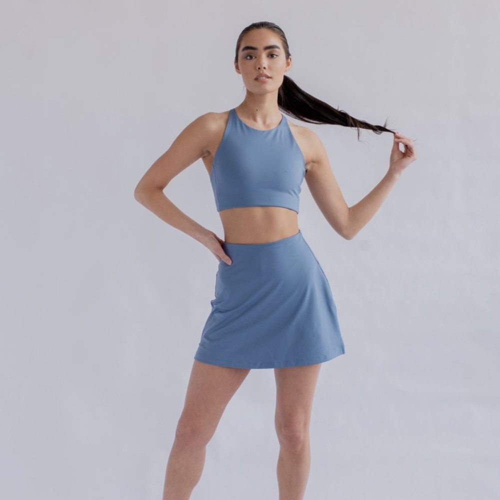 Girlfriend Collective Skort in Monarch